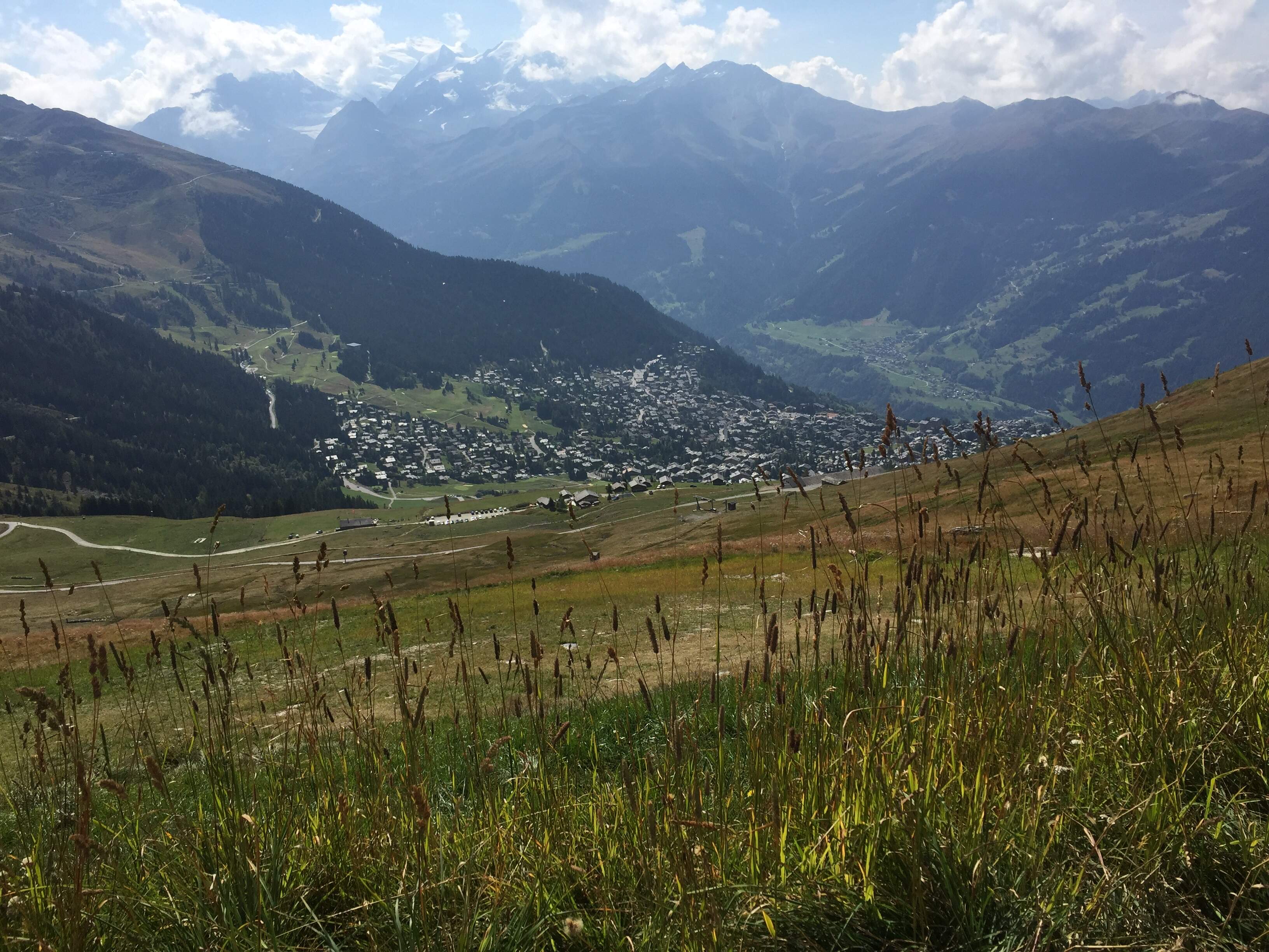 vue de Verbier et le Val de Bagnes